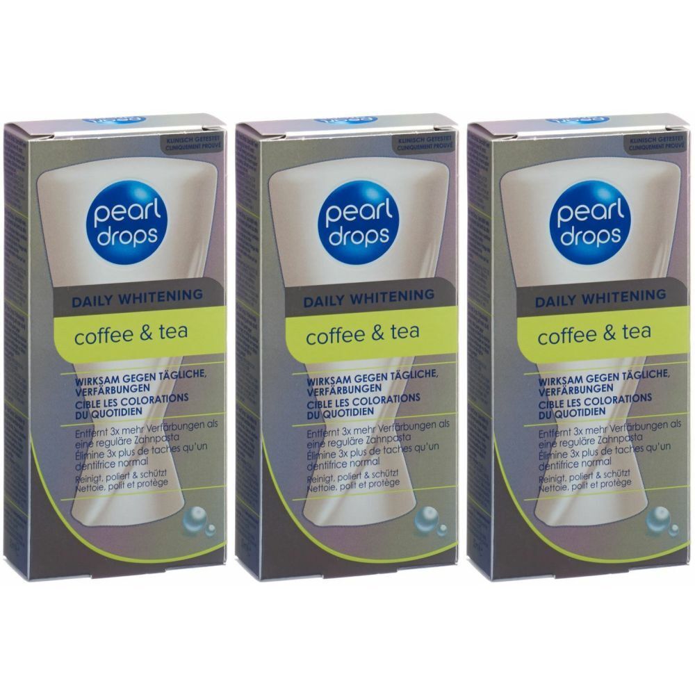 PEARL DROPS Coffee & Tea 50 ml x3