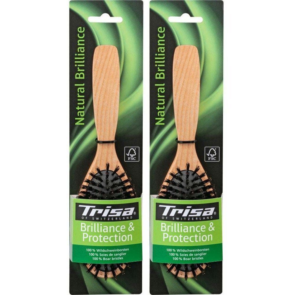 TRISA Natural Brillance Zwijnhaar borstel