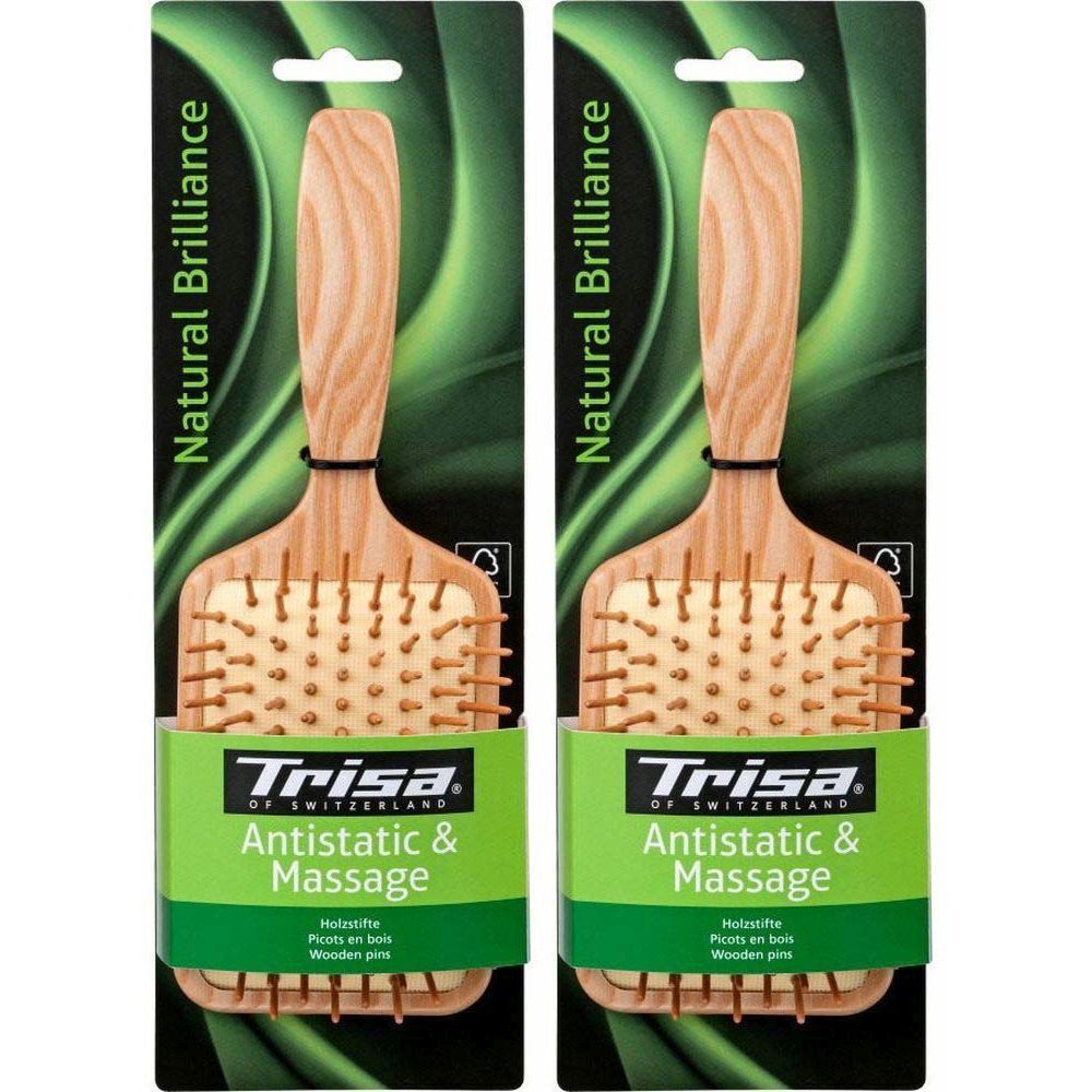 TRISA Natural Brillance Brosse pics en bois