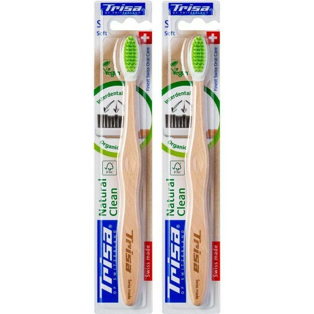 TRISA Natural Clean zachte tandenborstel