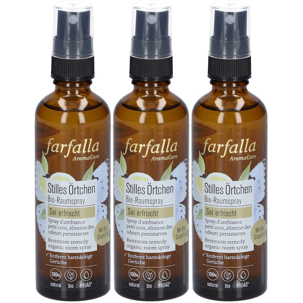 FARFALLA Spray d'ambiance petit coin, élimine les odeurs persistantes