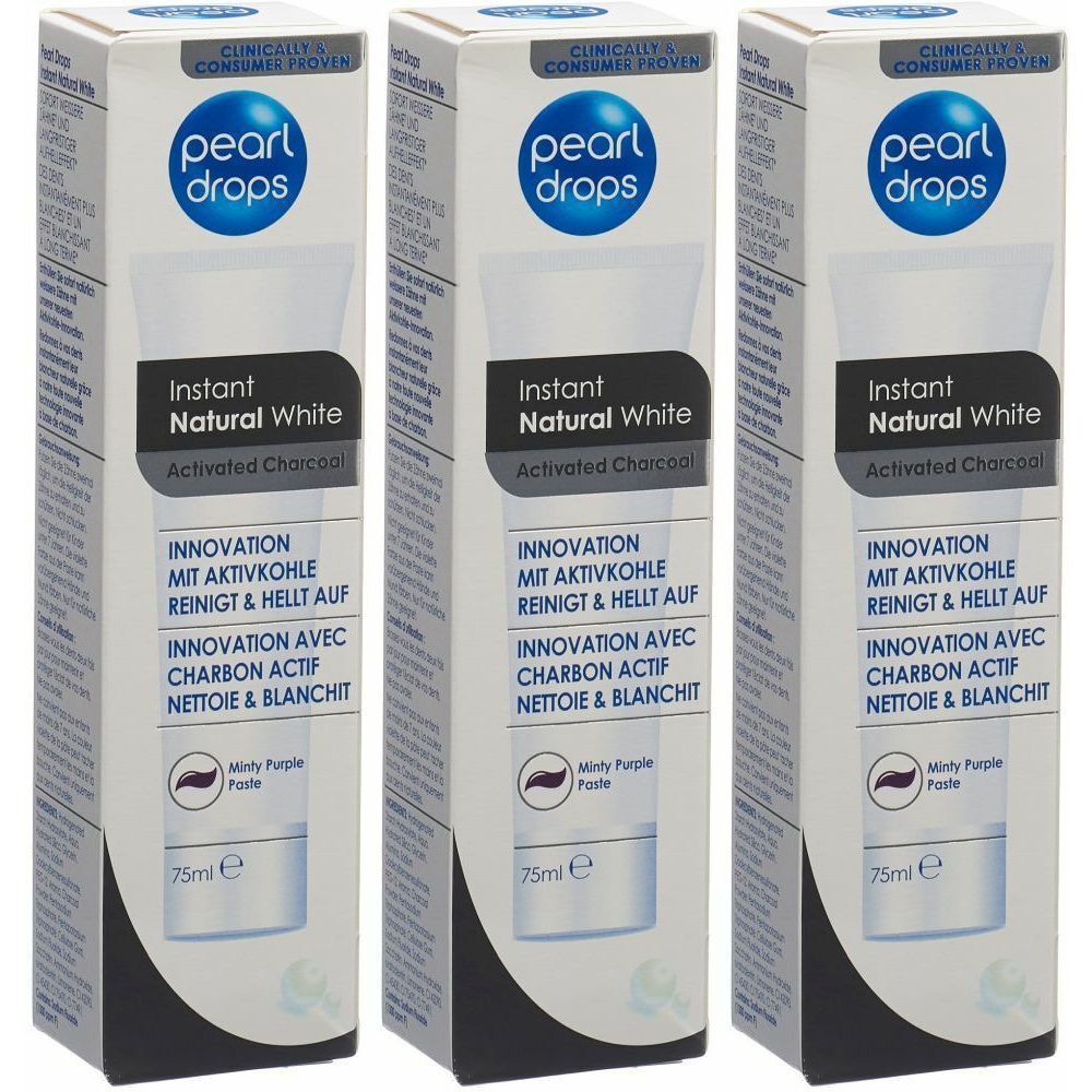 PEARL DROPS Instant Natural White Tb 75 ml x3