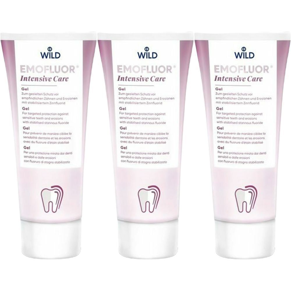 EMOFLUOR Intensiv care Gel Tb 75 ml x3