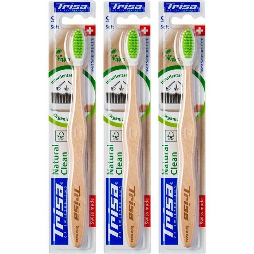 TRISA Natural Clean zachte tandenborstel