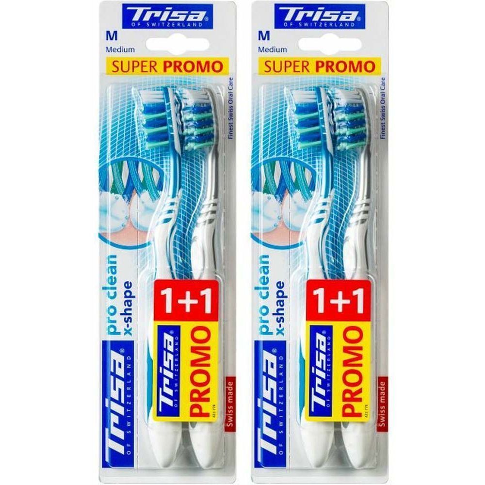 TRISA extra duo zachte tandenborstels