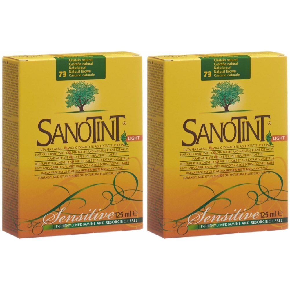 SANOTINT Sensitive Hair Dye 73 couleur châtain naturel
