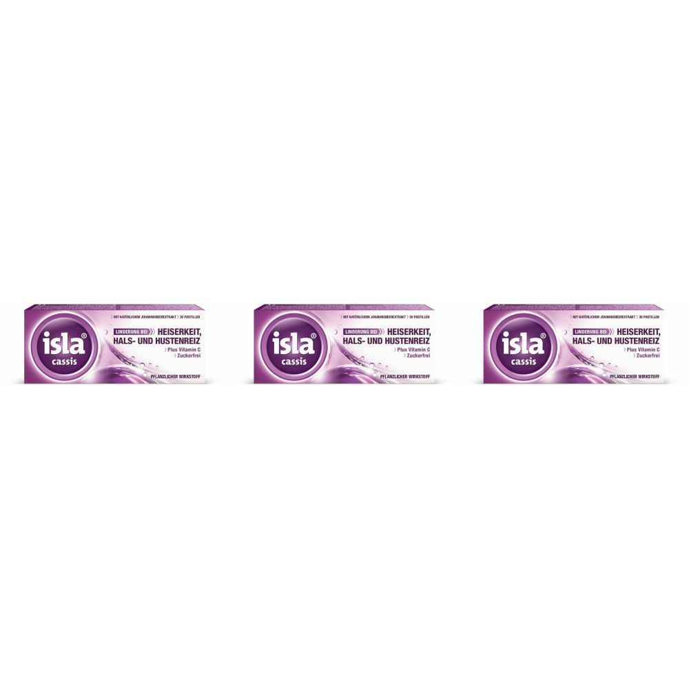 ISLA® Keelpastilles Zwarte Bes