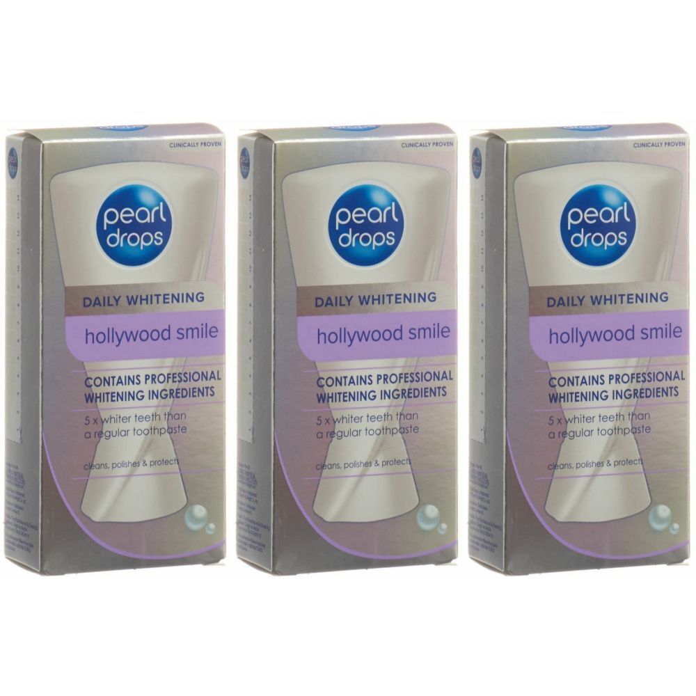PEARL DROPS Holliwood smile Dentifrice blanchissant