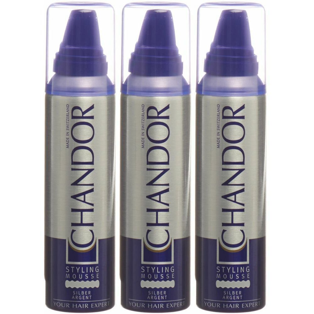 Chandor Colour Stylingmousse Zilver
