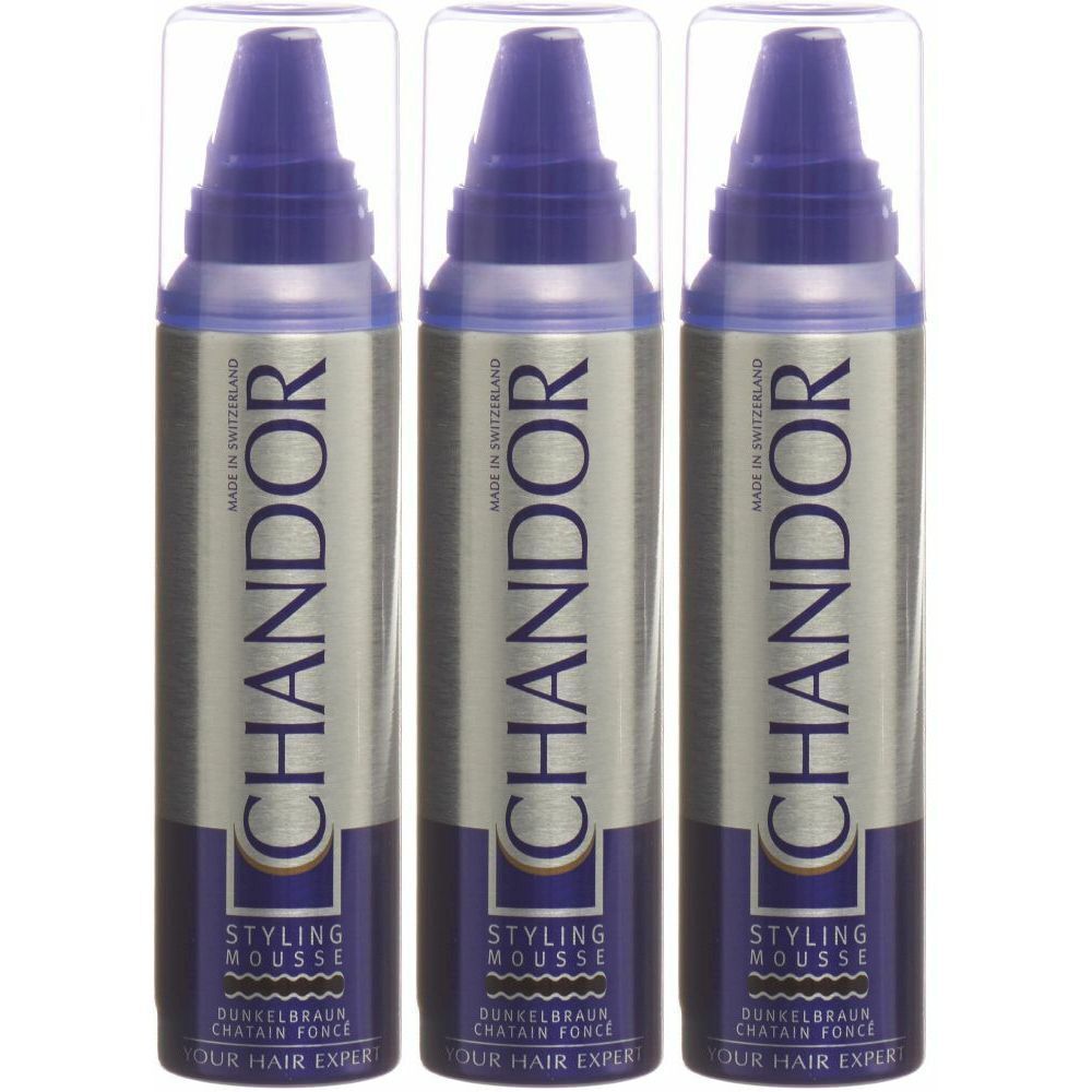 Chandor Colour Stylingmousse Donkerbruin