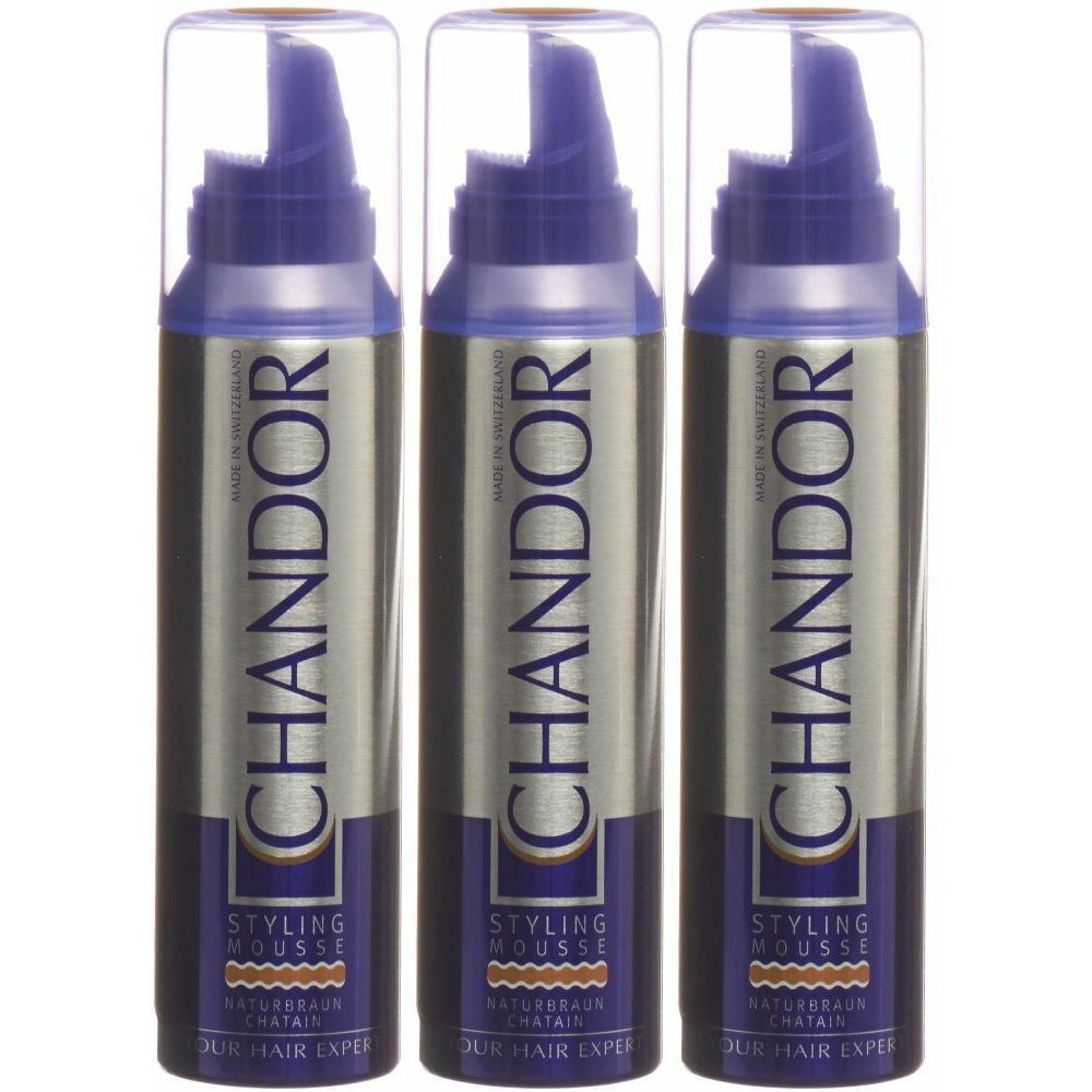 Chandor Colour Stylingmousse Natuurlijk Bruin