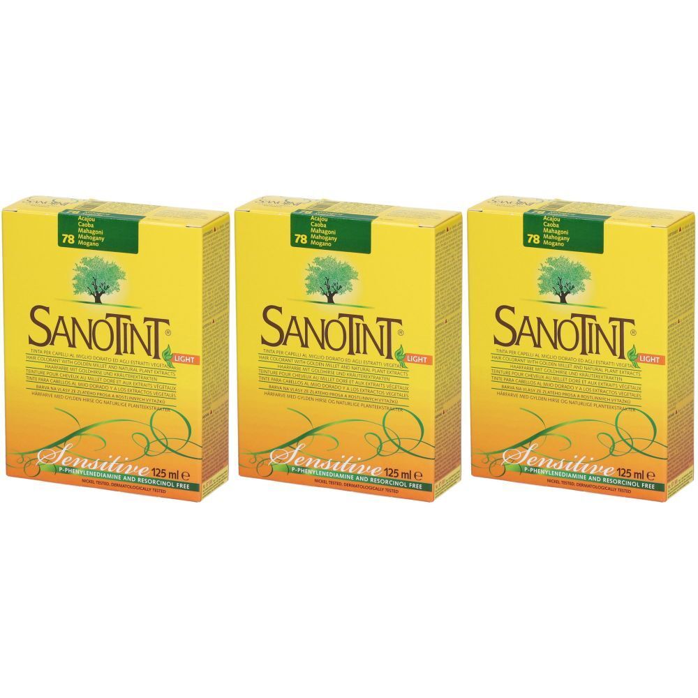 SANOTINT® Sensitive Teinture pour les cheveux 78 Acajou