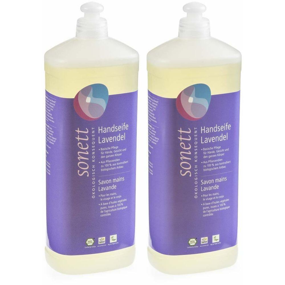 SONETT Vloeibare hand-, gezichts- & lichaamszeep met lavendel