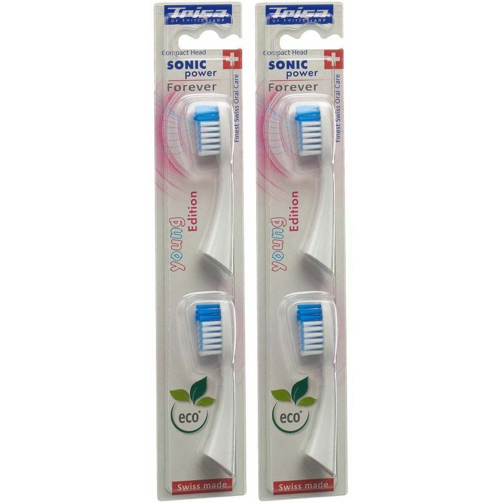 TRISA Sonicpower Têtes de brosse à dents Young edition