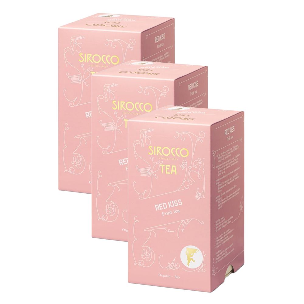 SIROCCO Rode kus theezakjes