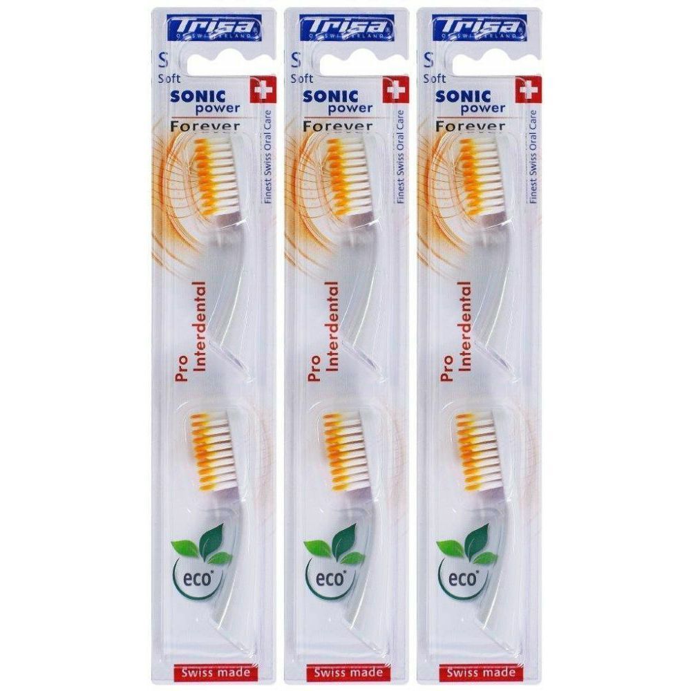 TRISA Sonicpower Têtes de brosse à dents souples Pro Interdental