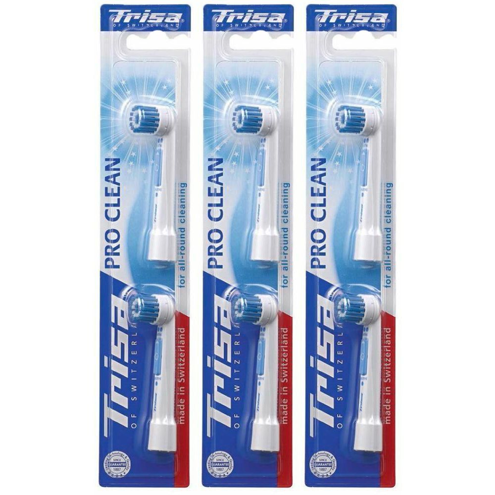 TRISA Têtes de recharges de brosses à dents Pro clean