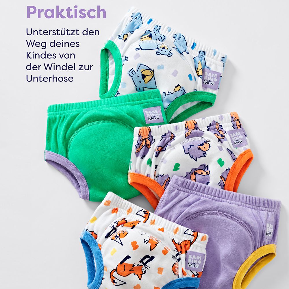 Bambino Mio Culotte d'apprentissage Lavable Révolutionnaire 2-3 ans Motif - confiance des animaux