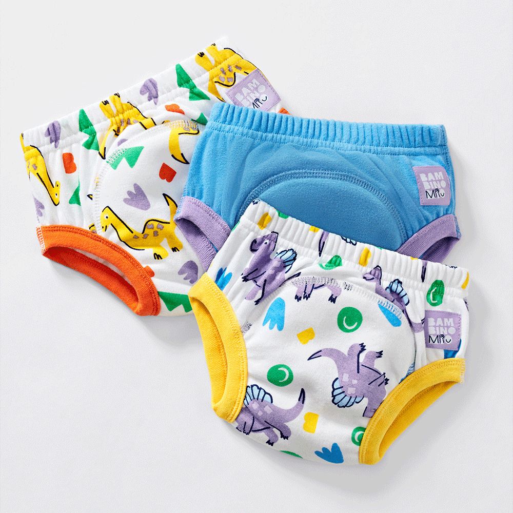 Bambino Mio Culotte d'apprentissage Lavable Révolutionnaire 3-4 ans Motif Dinosaures