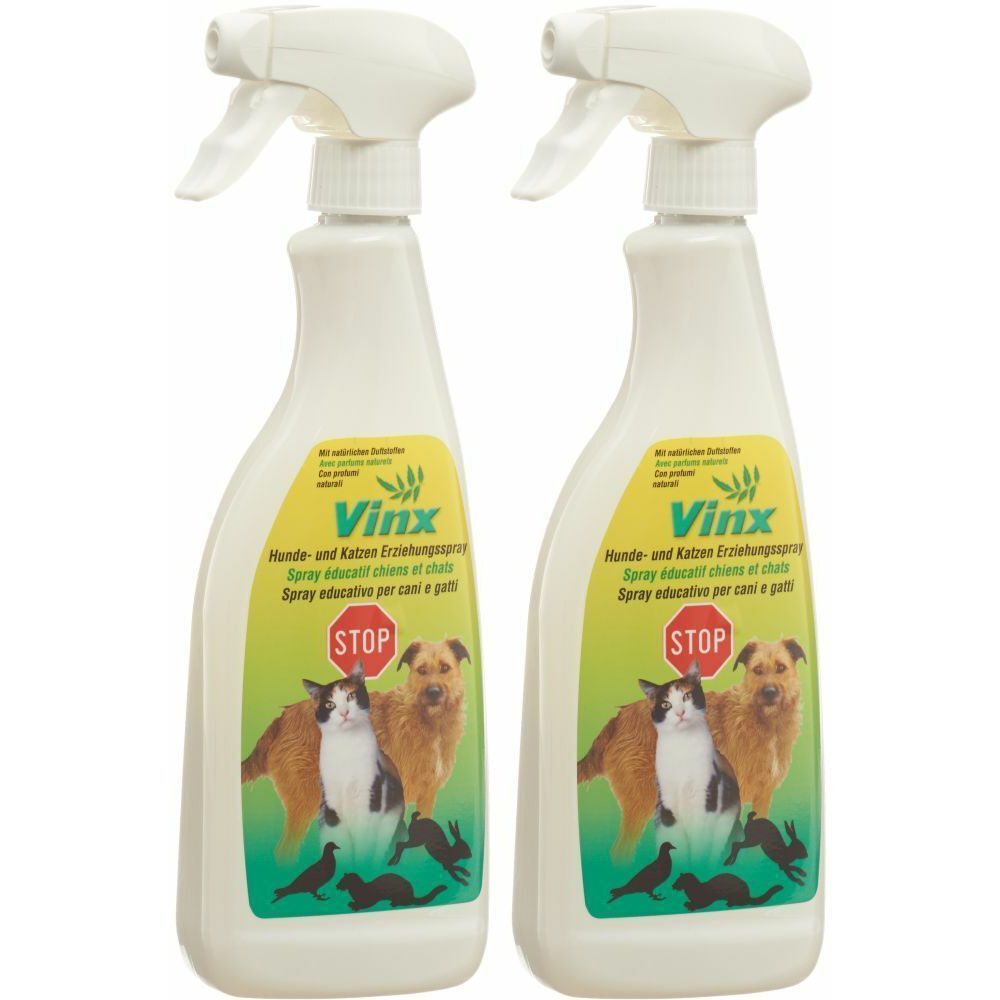 VINX Hunde- und Katzen Erziehungsspray 500 ml x2