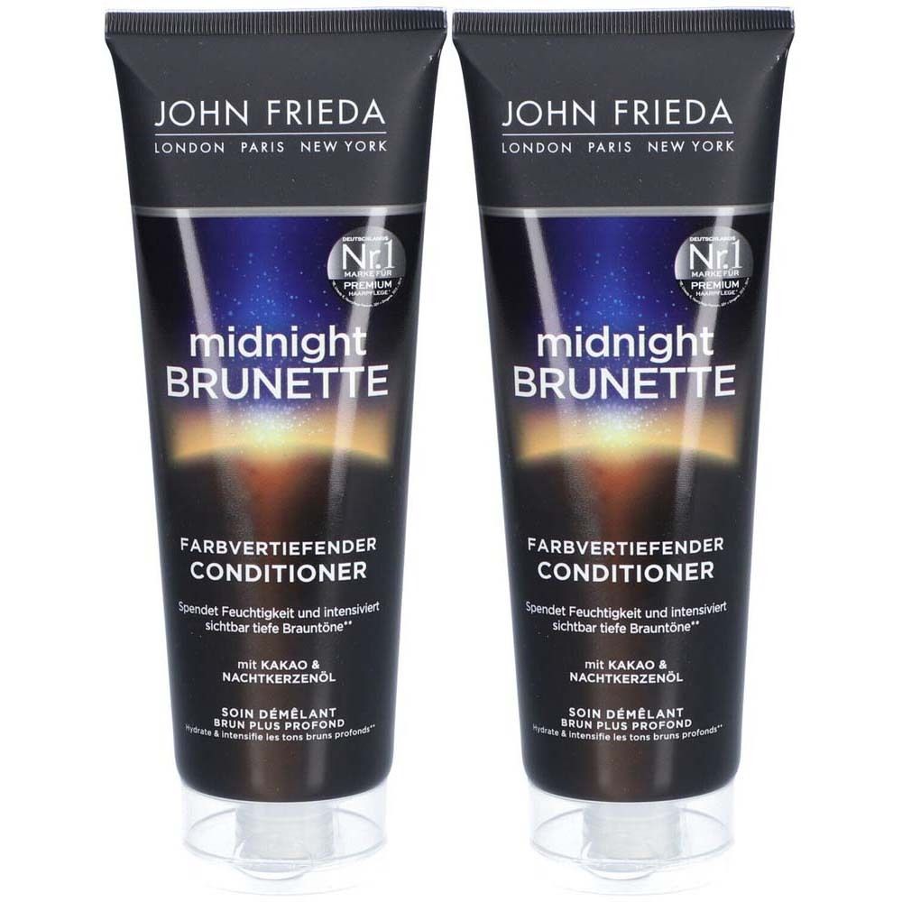 JOHN FRIEDA midnight Brunette Farbvertiefender Conditioner Doublepack