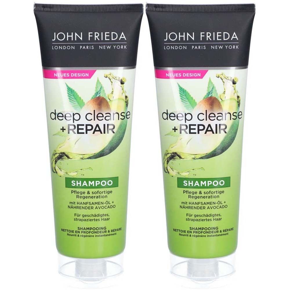 JOHN FRIEDA deep cleanse + Repair Shampoo Doublepack