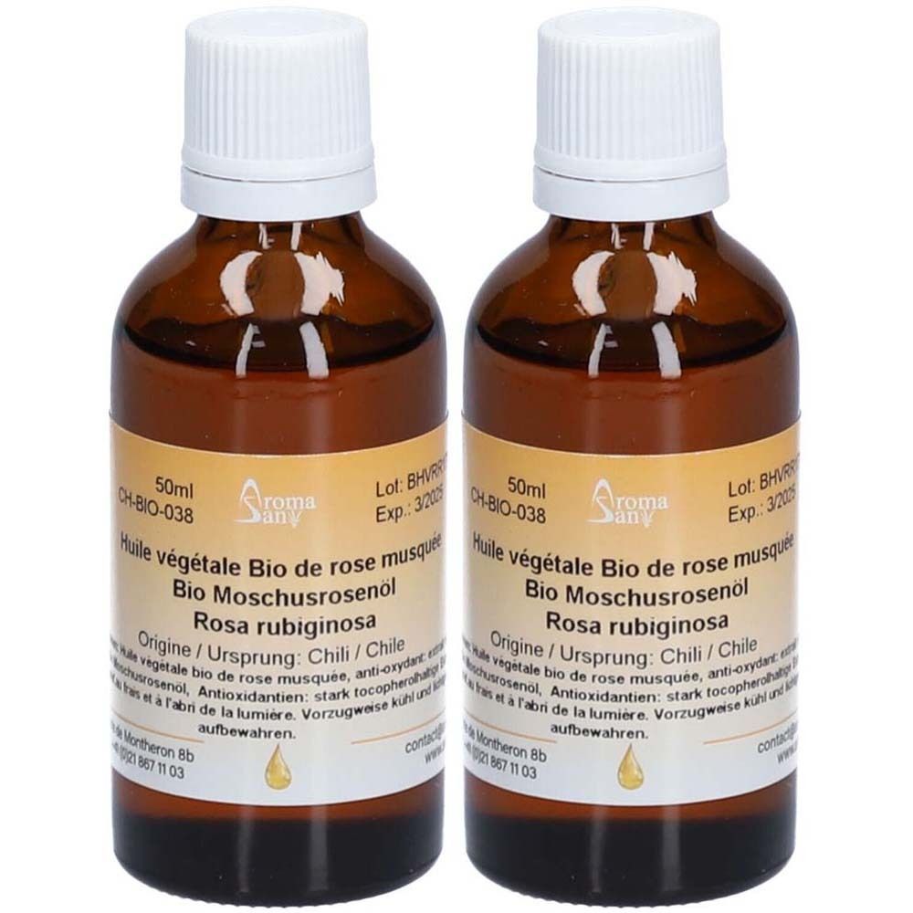 Huile d'églantier biologique Aromasan