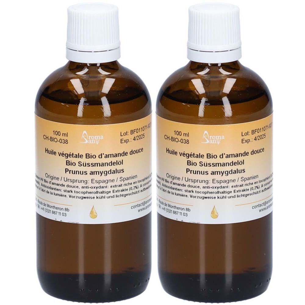 Huile d'amande douce bio Aromasan