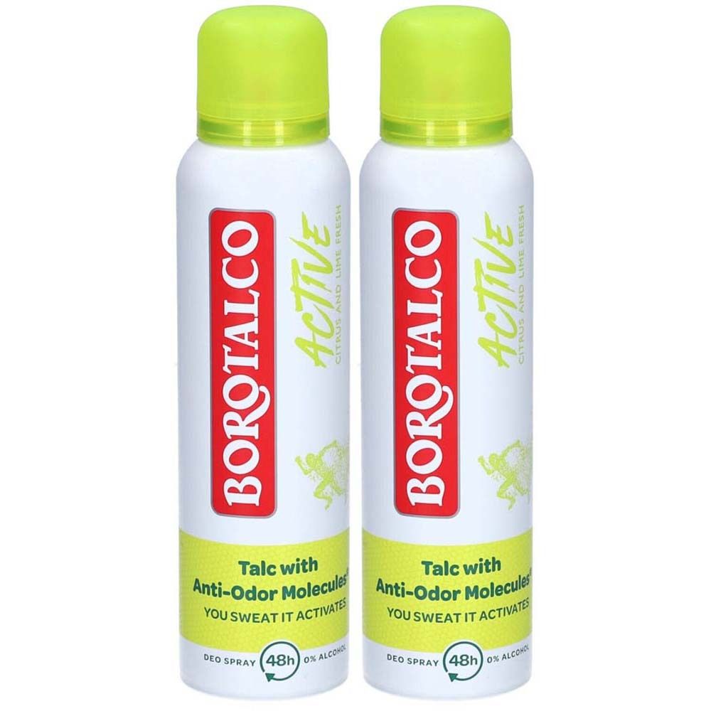 Borotalco Active Deodorant spray met Ceder en Limoen
