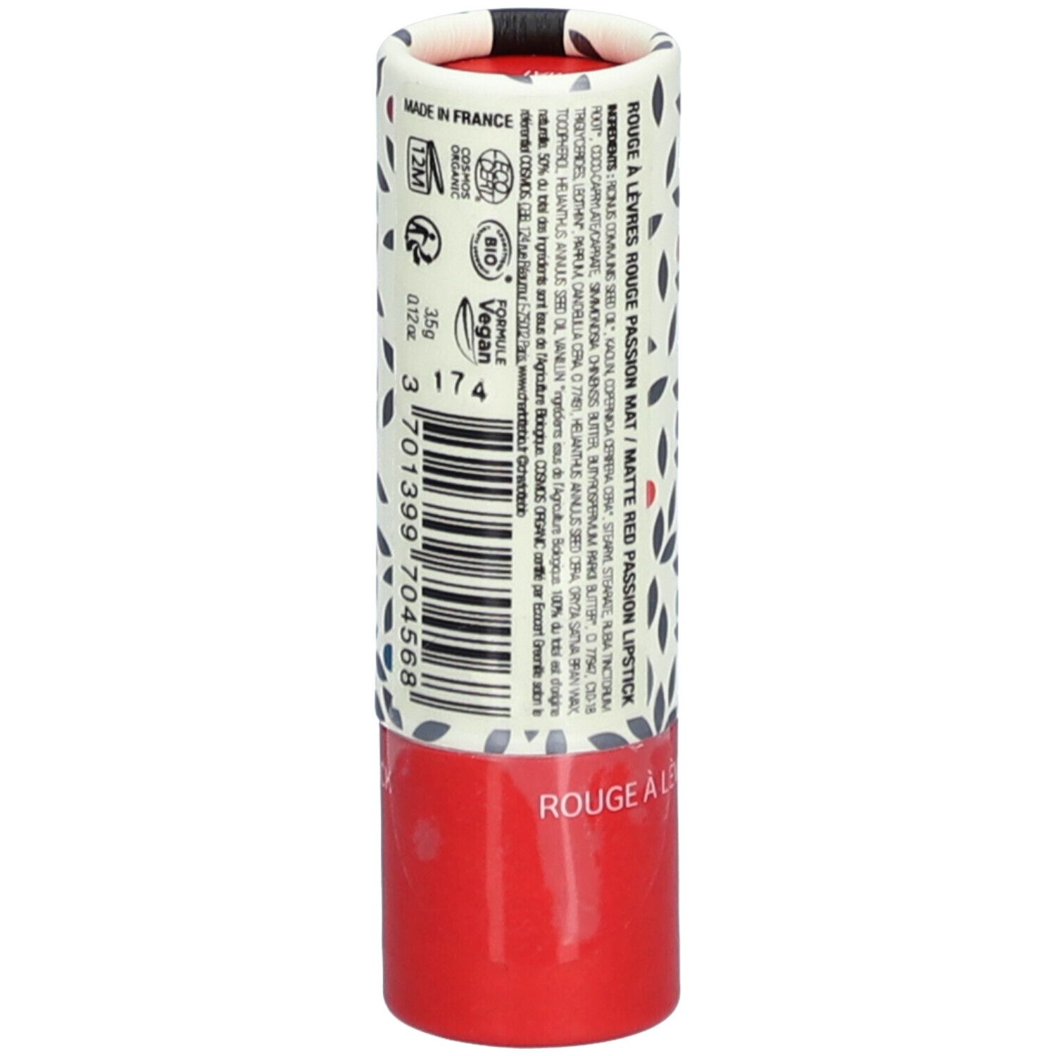 CHARLOTTE BIO Matte Lipstick - Rouge Passion