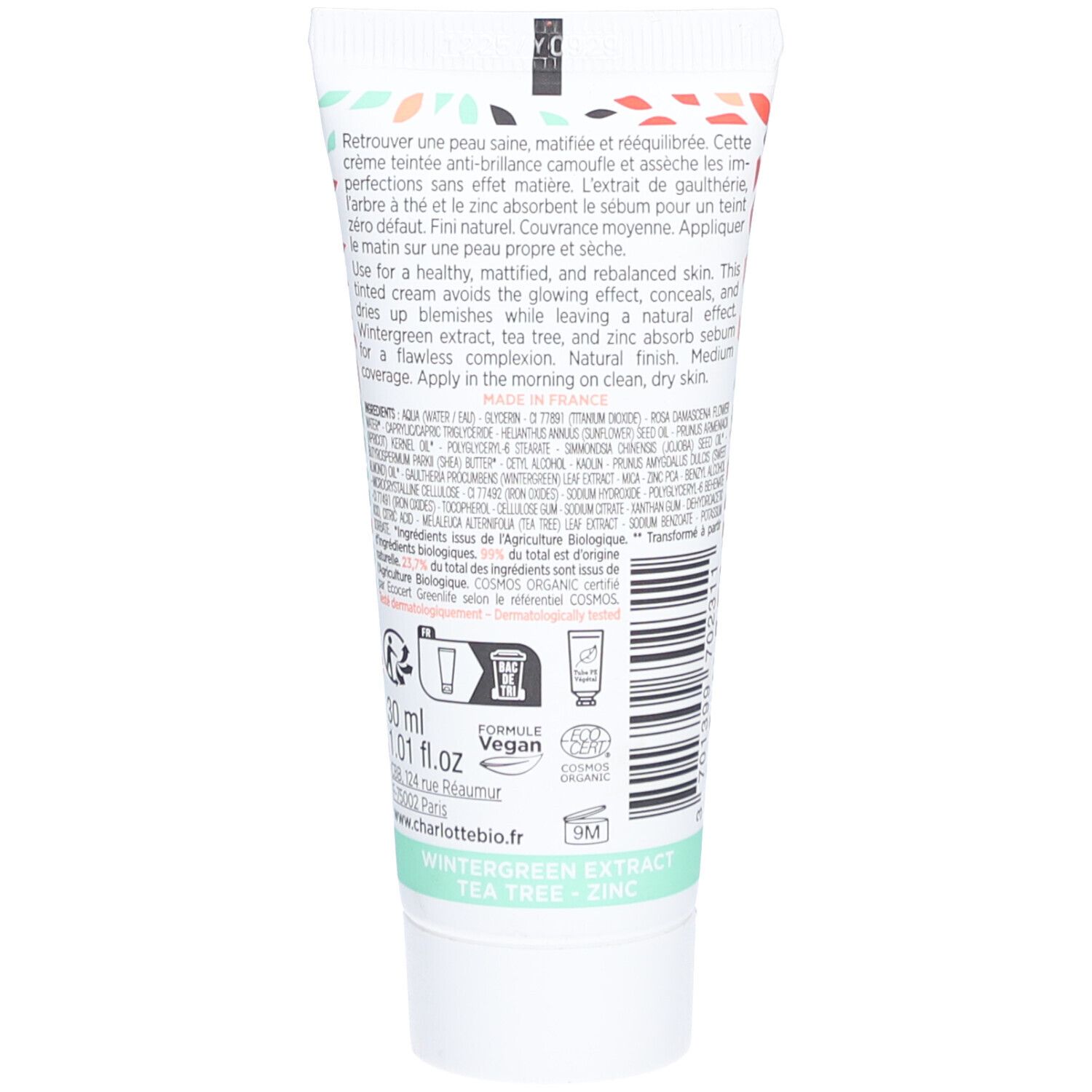 Charlotte Bio BB cream Bio Light voor de lichte huid