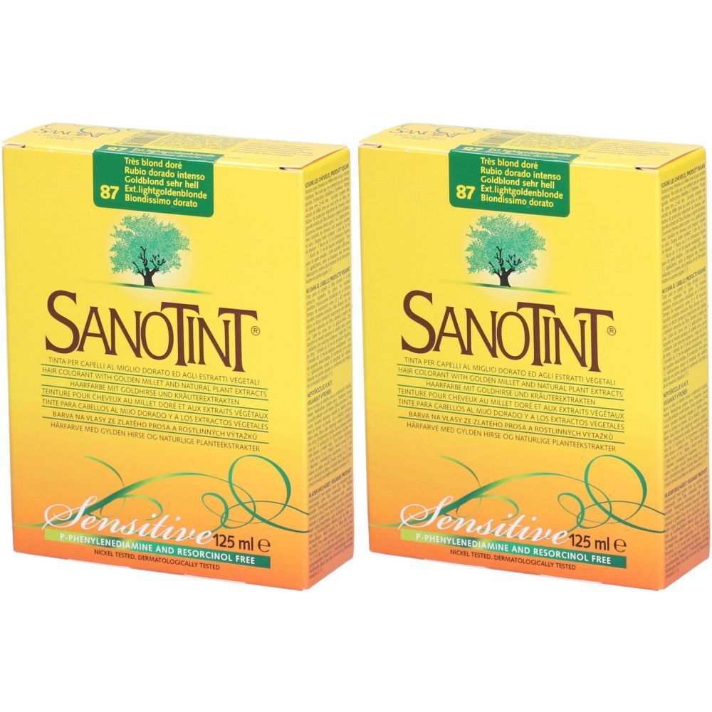 SANOTINT® Sensitive Hair Tint 87 Intens Goudblond