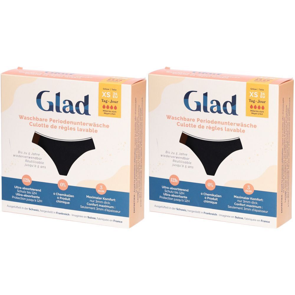 Glad Culotte Menstruelle Jour XS Absorption Forte
