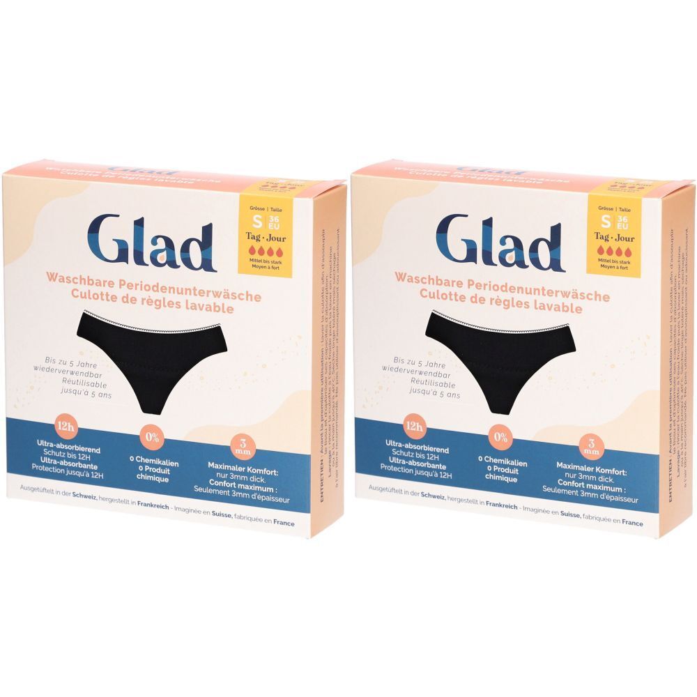 Glad Culotte Menstruelle Jour S Absorption Forte