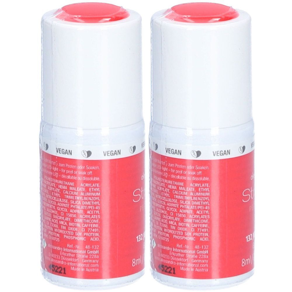 ALESSANDRO Striplac Vegan - Peel or Soak Nagellak N°132 Joy is terug - Glitter