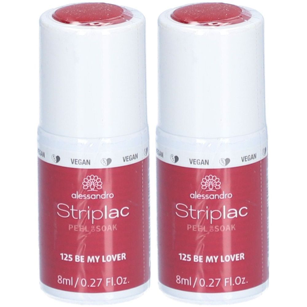ALESSANDRO Striplac Végan - Vernis à ongles Peel or Soak N°125 Be my Lover