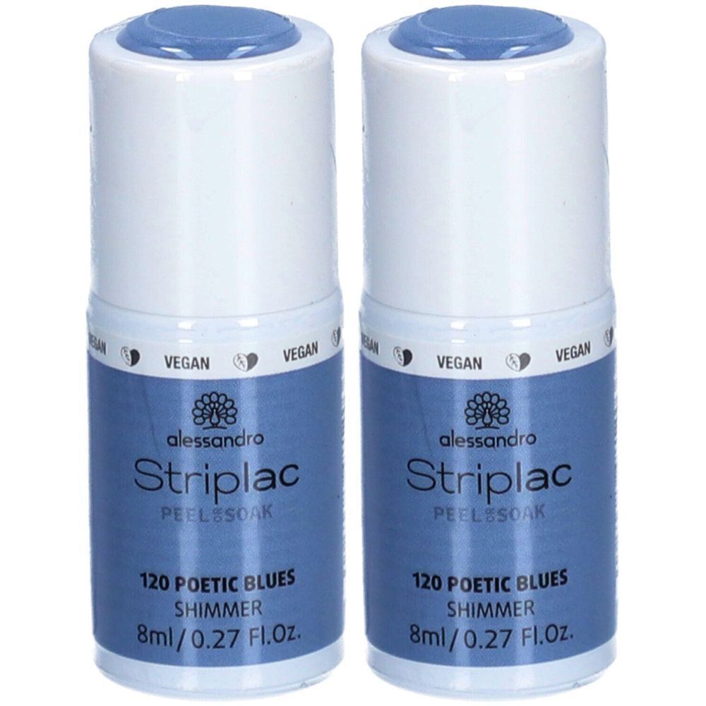 ALESSANDRO Striplac Végan - Peel or Soak Nagellak N°120 Poetic Blues