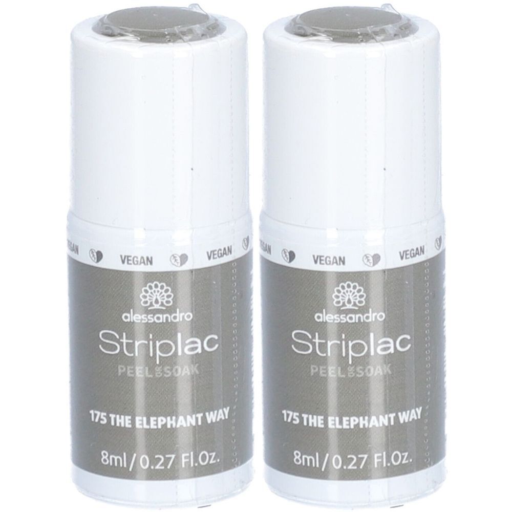 ALESSANDRO Striplac Végan - Peel or Soak Nagellak N°175 The Elephant Way