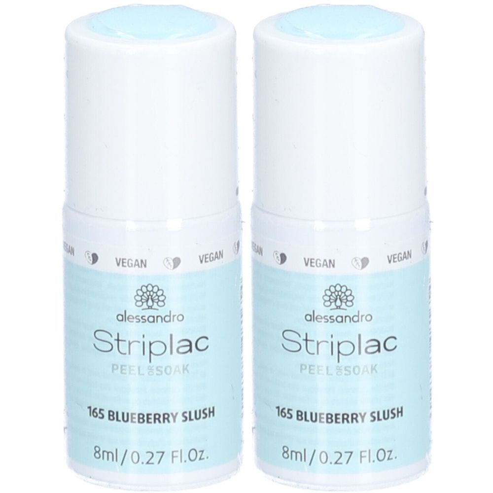 ALESSANDRO Striplac Végan - Vernis à ongles Peel or Soak N°165 Blueberry Slush