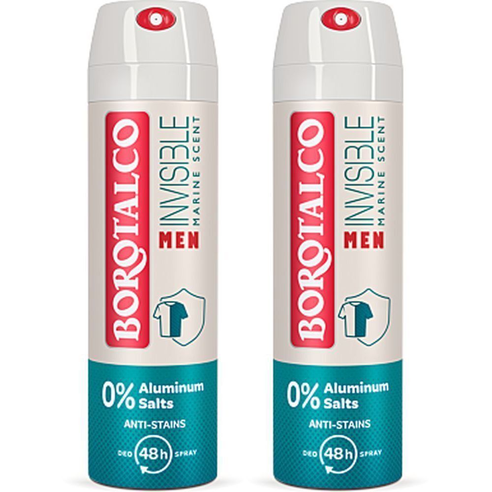 Borotalco Men Invisible Dédorant en spray