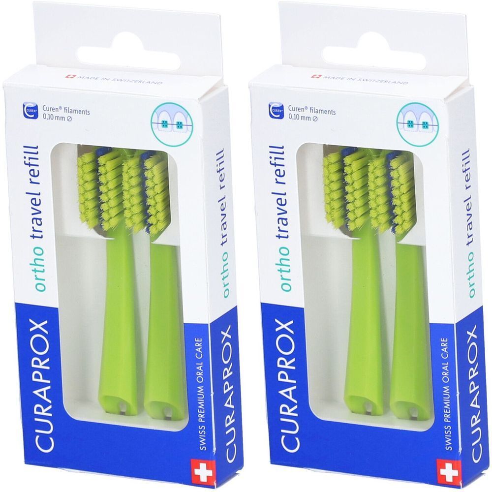 CURAPROX CS 5460 Travel Set Ortho refill vert