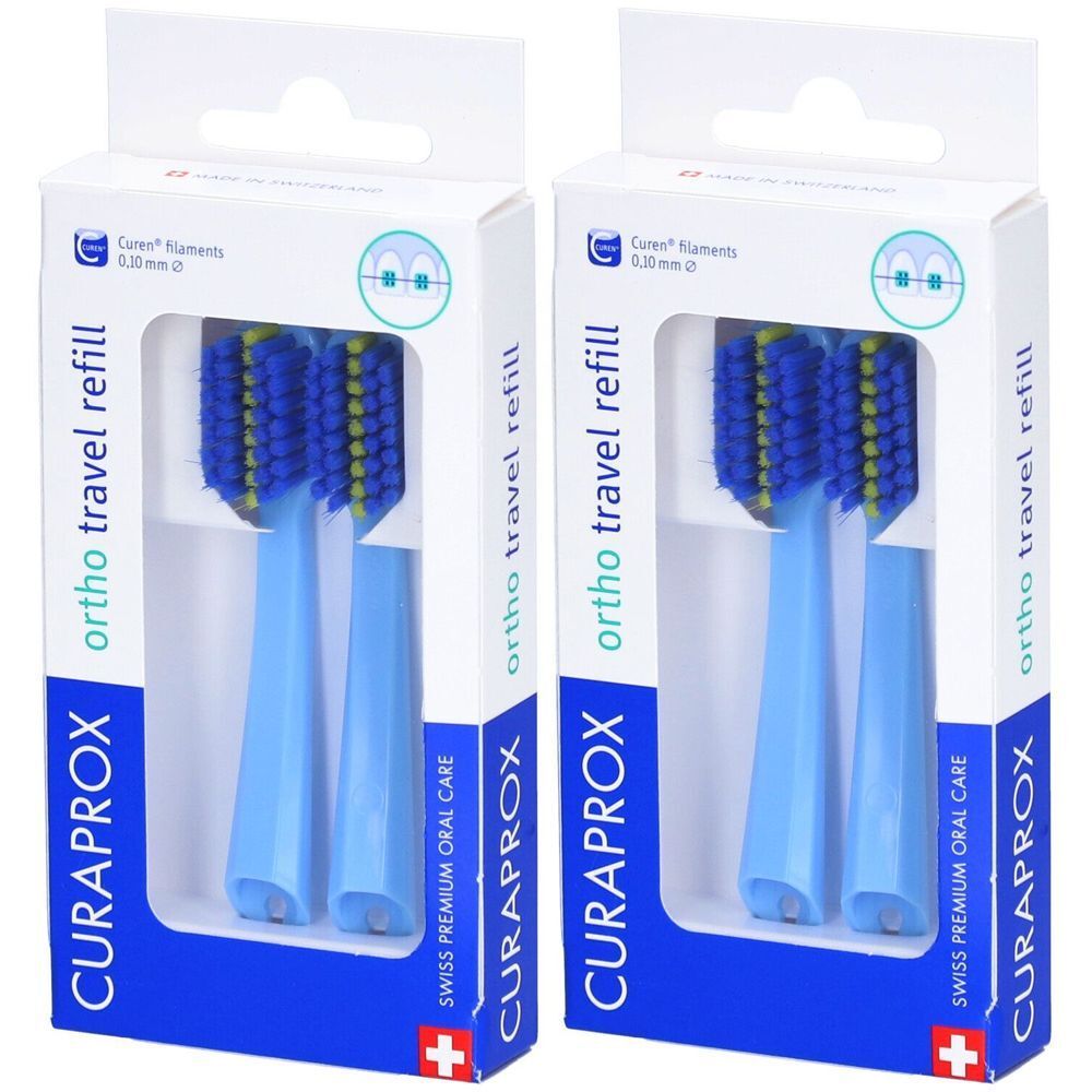 CURAPROX CS 5460 Travel Set Ortho refill bleu