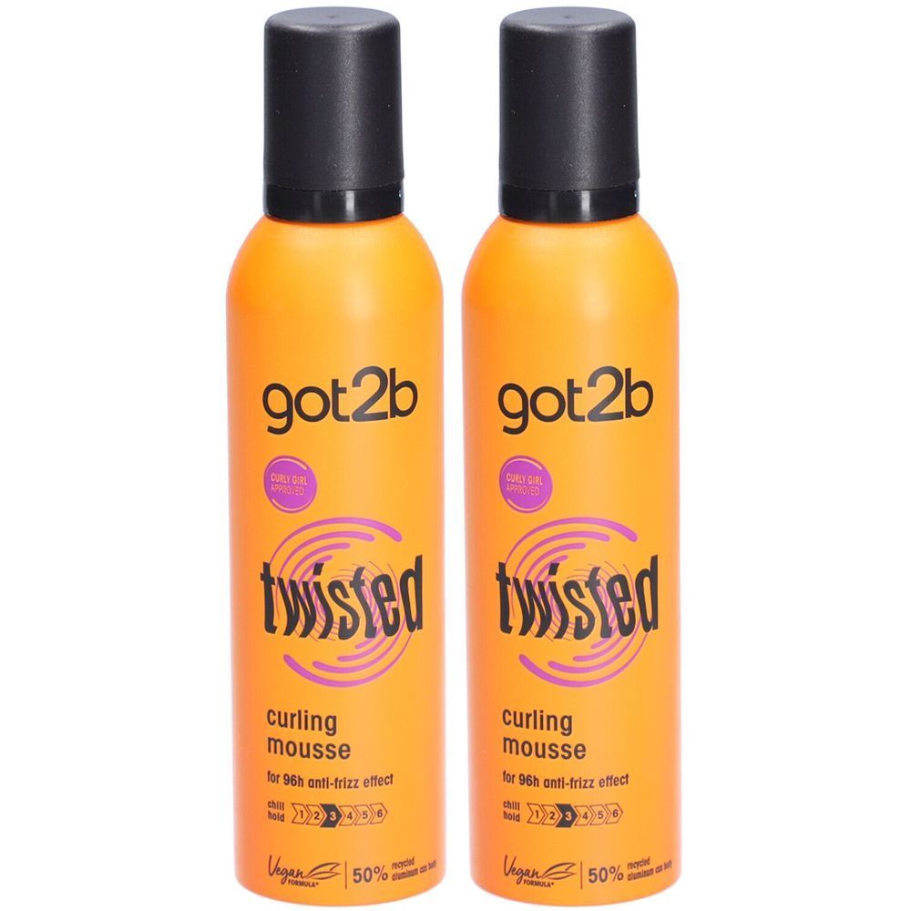 GOT2B Twisted Curling Mousse pour les cheveux bouclés