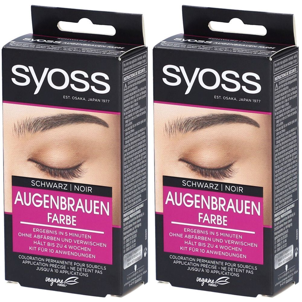 SYOSS zwarte wenkbrauw kit