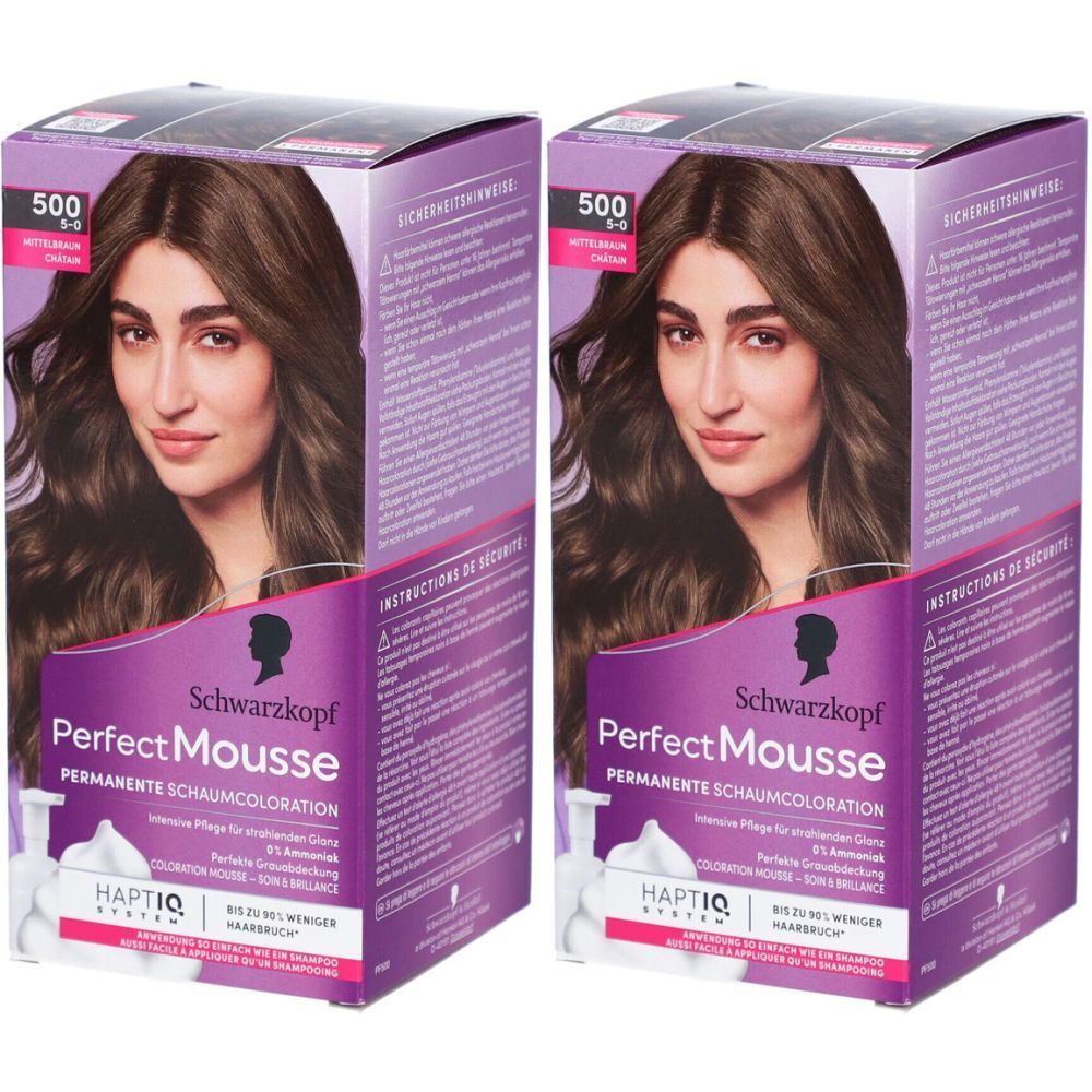 SCHWARZKOPF Perfect Mousse 500 Châtain
