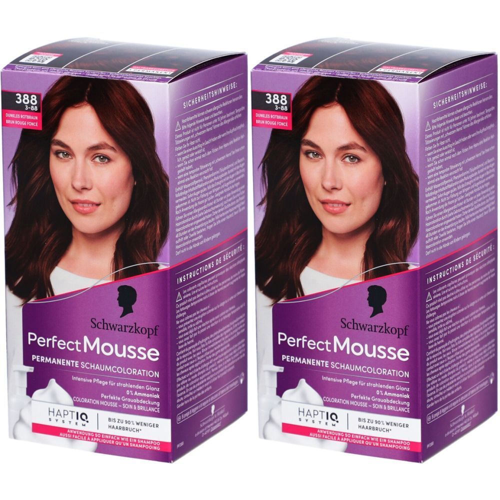 SCHWARZKOPF Perfect Mousse 388 Roodbruin