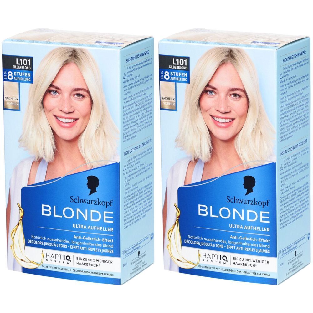Schwarzkopf® Blonde L101 décolorant blond argenté permanent