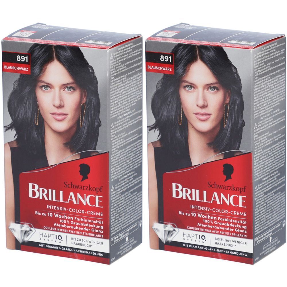 SCHWARZKOPF Brillance Haarverf 861 Blauw Zwart