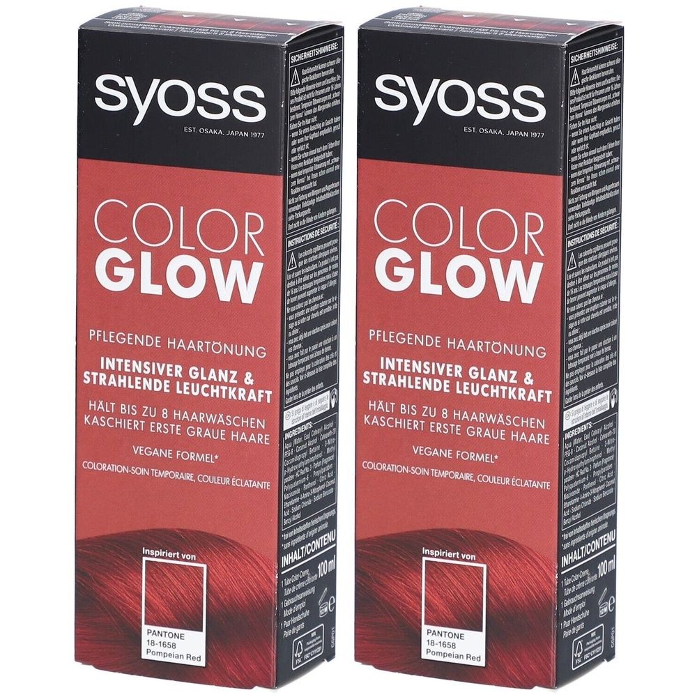 Syoss® Permanent Colour 18-1658 Pompei Red - Intens, langhoudend rood