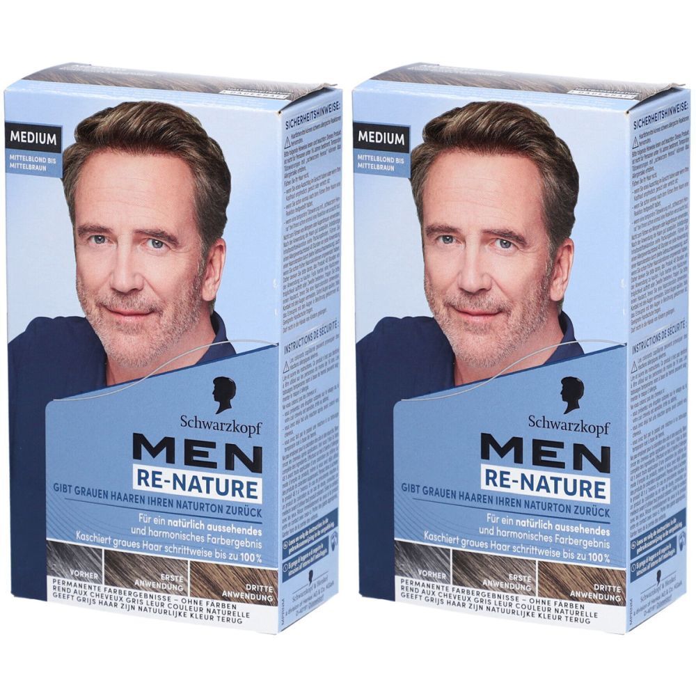 Schwarzkopf Re-Nature coloration homme medium